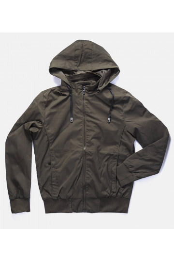 Žalia vyriška vėjo striukė...