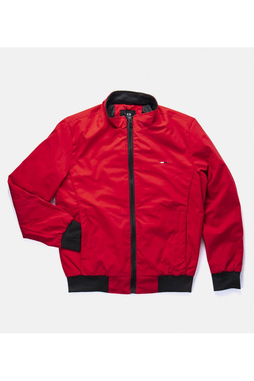 Vyriška raudona striukė nuo vėjo Boulé