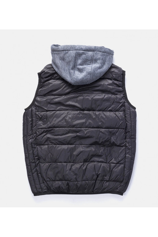 Juoda vyriška liemenė su megztinio...