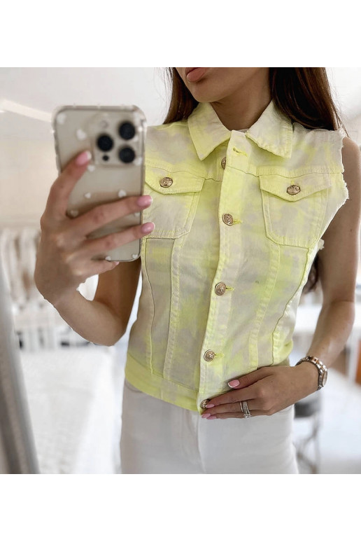 Palerma moteriška balta ir geltona...