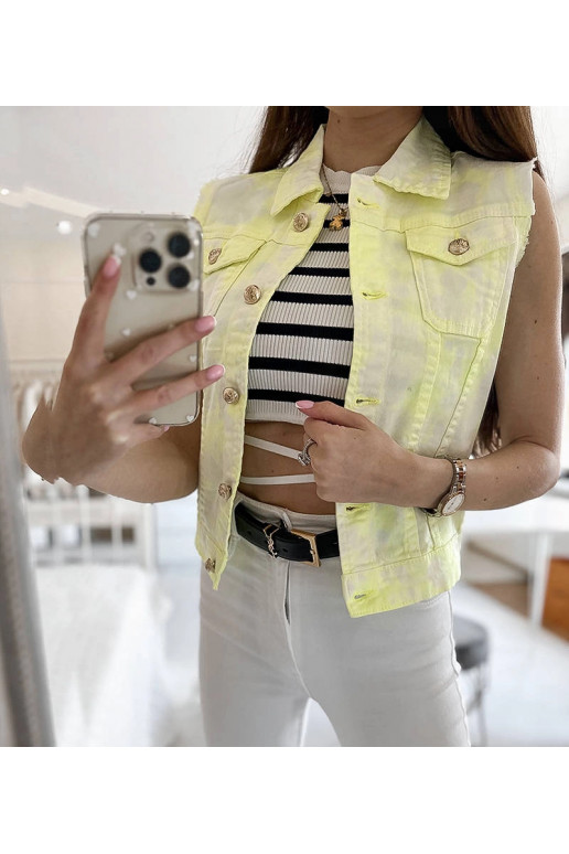 Palerma moteriška balta ir geltona...