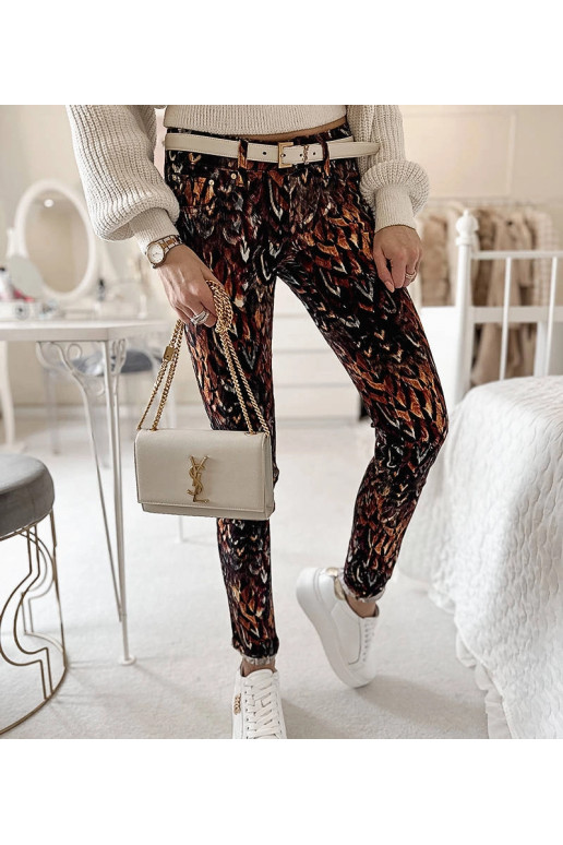 Claude Brown raštuotos kelnės