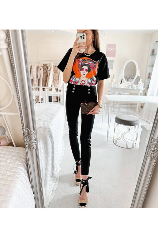 Juodos spalvos antblauzdžiai,...