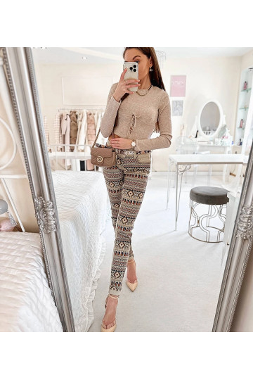 Smėlio spalvos Lévesque kelnės