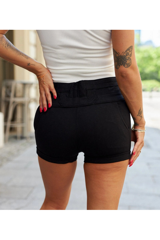 Juodi moteriški šortai Stein šortai