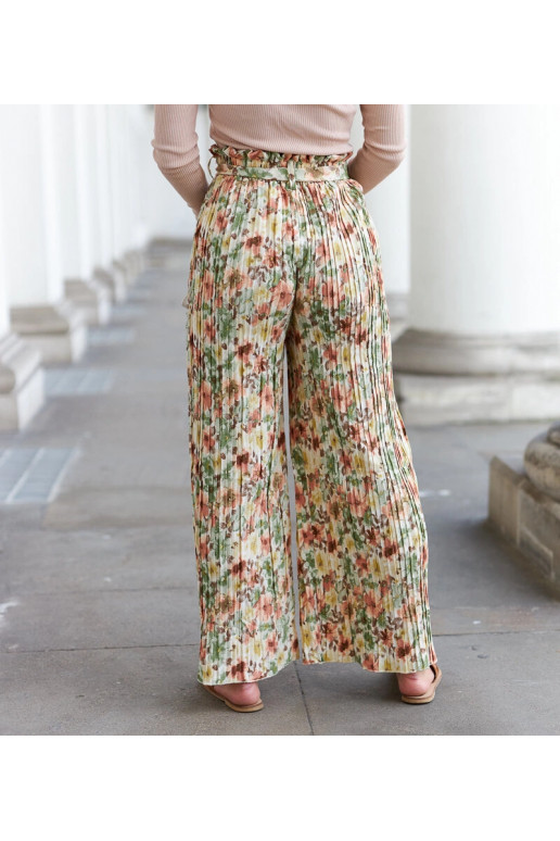 Smėlio spalvos moteriškos plačios...