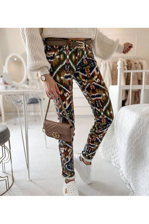 Daugiaspalvės moteriškos ilgos kelnės... Daugiaspalvės moteriškos ilgos kelnės...