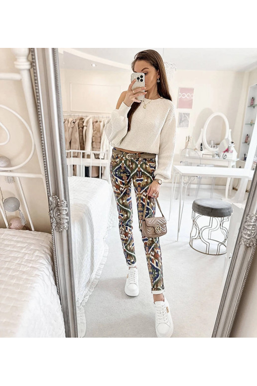 Daugiaspalvės moteriškos ilgos kelnės... Daugiaspalvės moteriškos ilgos kelnės...