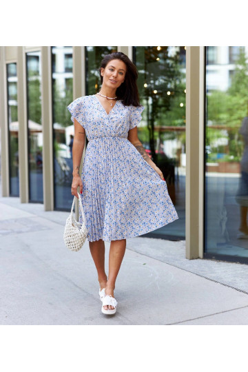 Viminale mėlyna, gėlėta,...