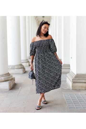 Castiglione juoda gėlėta... 2