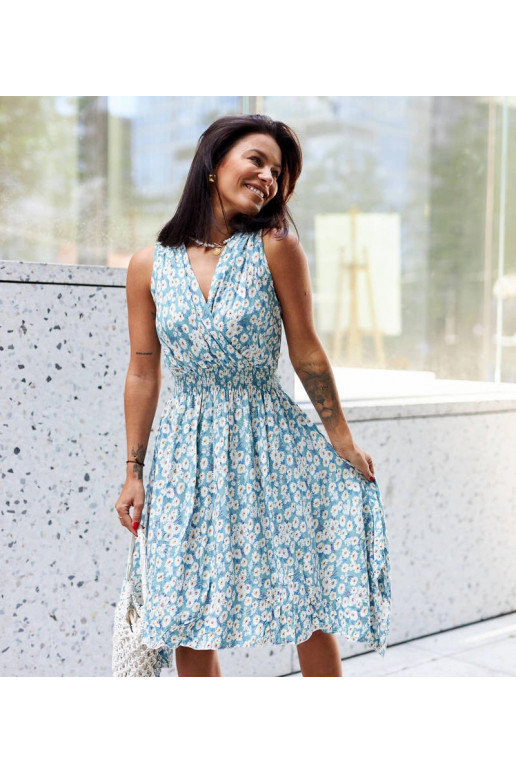 Mėlyna gėlėta suknelė Grado Mėlyna gėlėta suknelė Grado