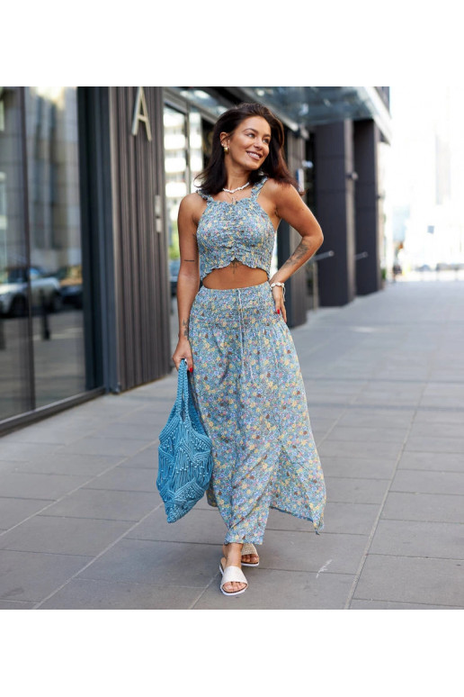 Žalias komplektas su viršumi ir...