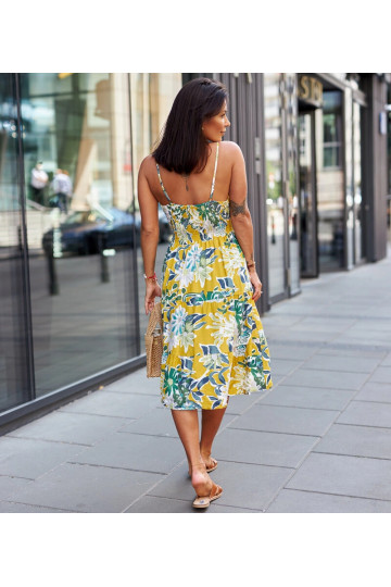 Brugnetto geltona gėlėta...