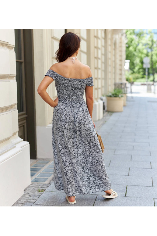 Juoda maxi suknelė su baltomis... Juoda maxi suknelė su baltomis...