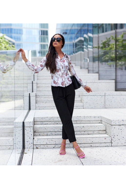 Balti raštuoti Sabbatini marškinėliai Balti raštuoti Sabbatini marškinėliai