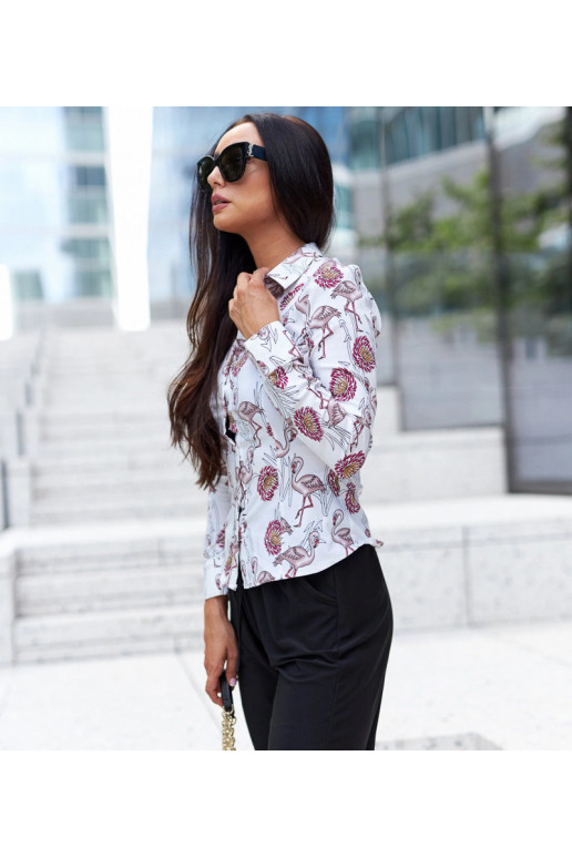 Balti raštuoti Sabbatini marškinėliai Balti raštuoti Sabbatini marškinėliai