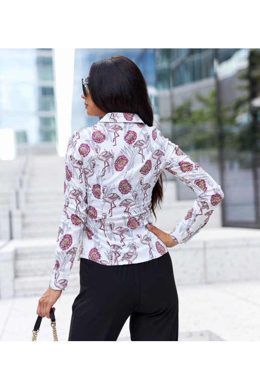 Balti raštuoti Sabbatini marškinėliai Balti raštuoti Sabbatini marškinėliai