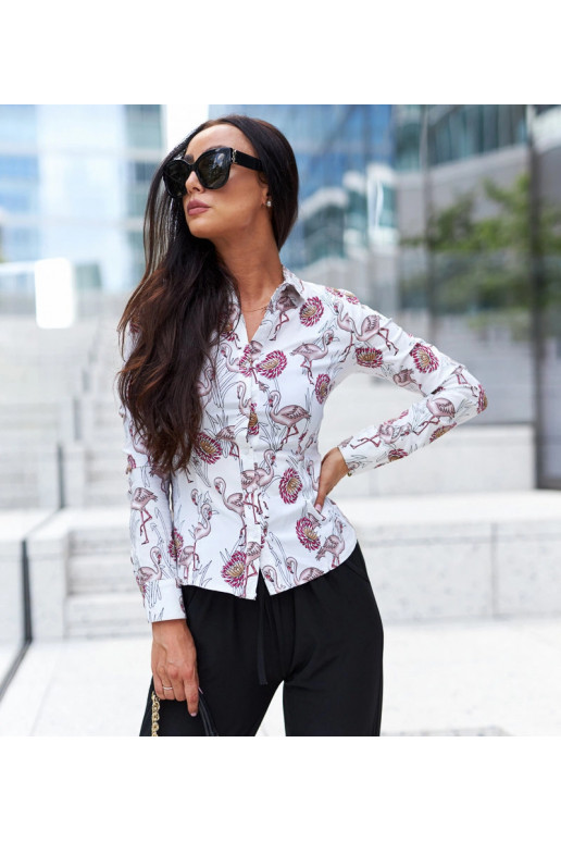 Balti raštuoti Sabbatini marškinėliai Balti raštuoti Sabbatini marškinėliai