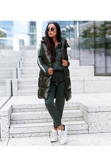 Žalia liemenė su nuimamu...