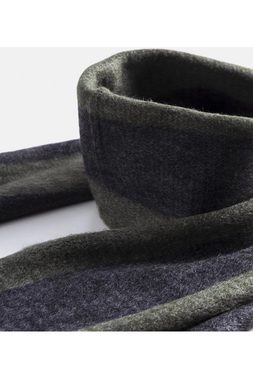 Žalias-pilkas šalikas su kutais Lana Žalias-pilkas šalikas su kutais Lana