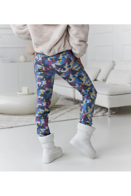 Morningview spalvingos taškuotos kelnės Morningview spalvingos taškuotos kelnės