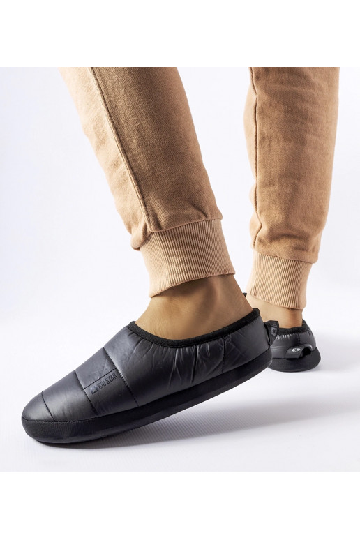 Juodos izoliuotos šlepetės Big Star... Juodos izoliuotos šlepetės Big Star...