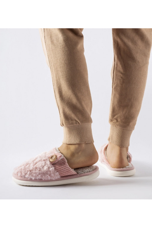 Rožinės spalvos izoliuotos šlepetės...