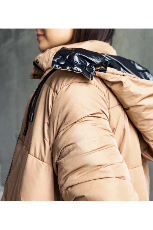 Juoda ir ruda apverčiama ilga Cesario...