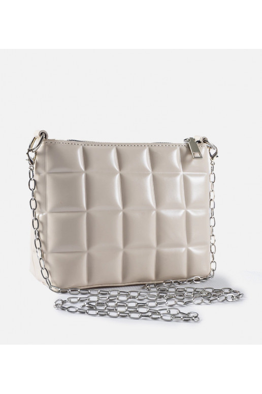 Baltas dygsniuotas krepšys su...