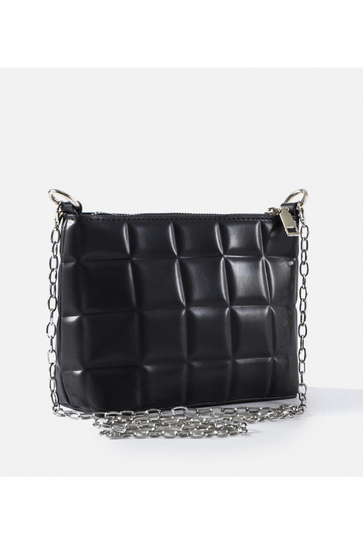 Juodas dygsniuotas krepšys su...