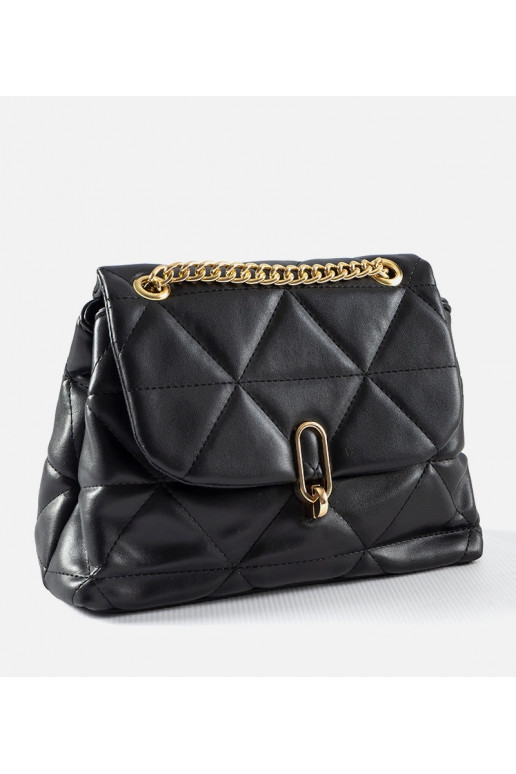 Juodas dygsniuotas Cella krepšys