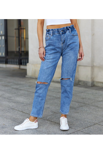 Džinsai su popieriniu...