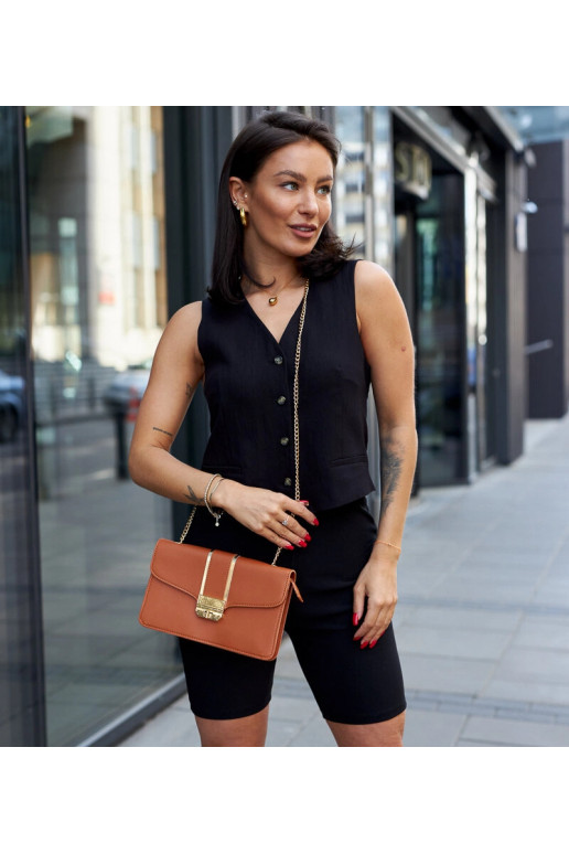 Ruda Elmia grandinėlė per petį