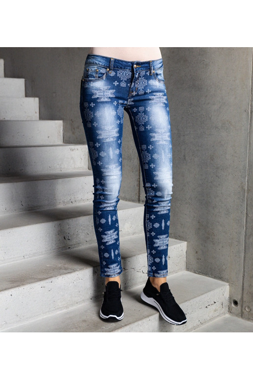 Meladia modelio siauri mėlyni džinsai Meladia modelio siauri mėlyni džinsai