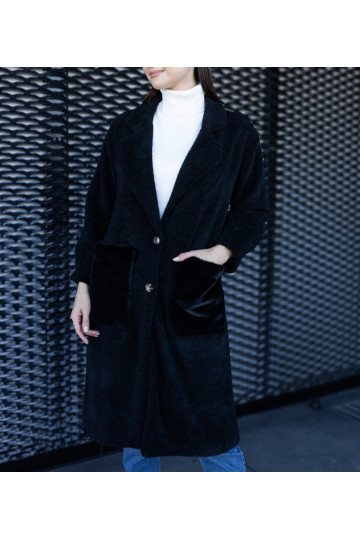 Ilgas juodas paltas su... 2