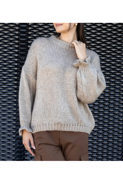 Šviesiai smėlio spalvos asimetrinis...