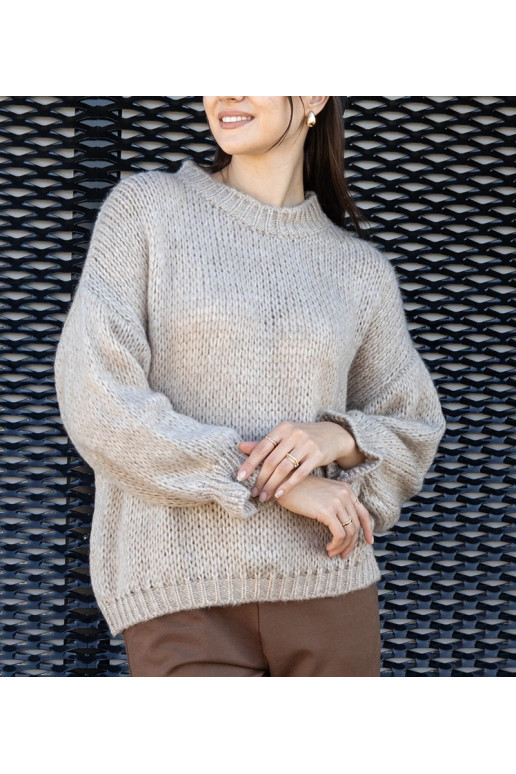 Šviesiai smėlio spalvos asimetrinis...