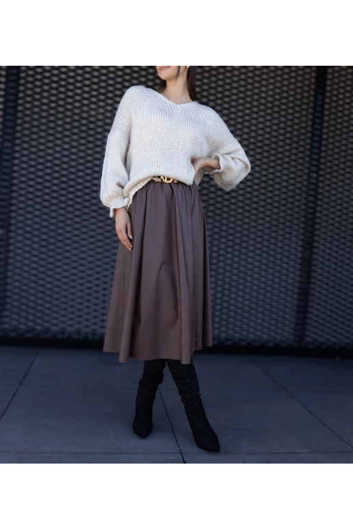 Rudas ilgas sijonas, dekoruotas... Rudas ilgas sijonas, dekoruotas...