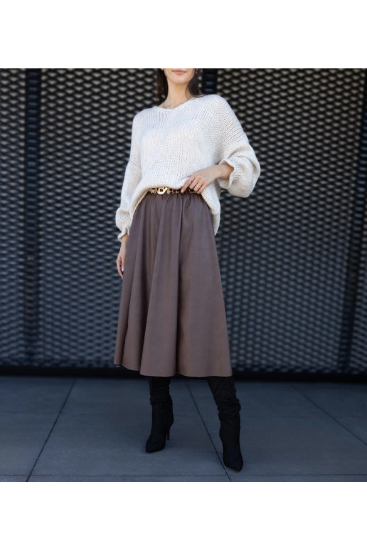 Rudas ilgas sijonas, dekoruotas... Rudas ilgas sijonas, dekoruotas...