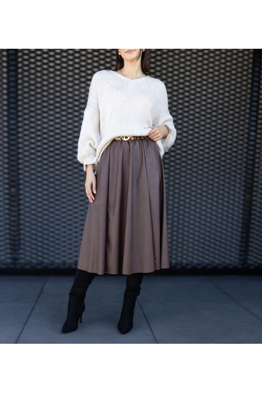 Rudas ilgas sijonas, dekoruotas... Rudas ilgas sijonas, dekoruotas...