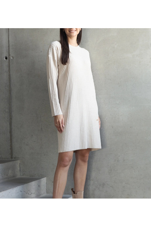 Smėlio spalvos midi suknelė su... Smėlio spalvos midi suknelė su...