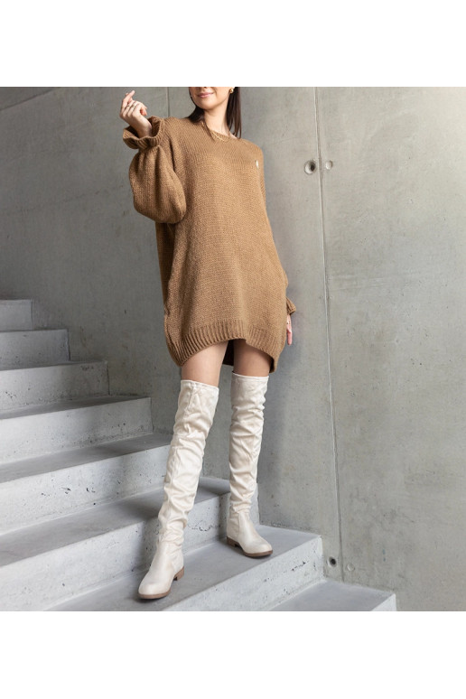 „Najeta Brown“ ilgas oversized...