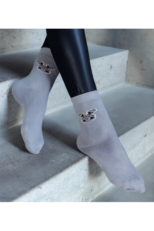 Sella pilkos šiltos kojinės