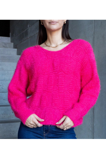 Neveri fuksijos megztinis...