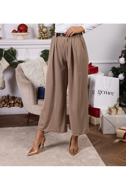 Smėlio spalvos laisvos kelnės,... Smėlio spalvos laisvos kelnės,...