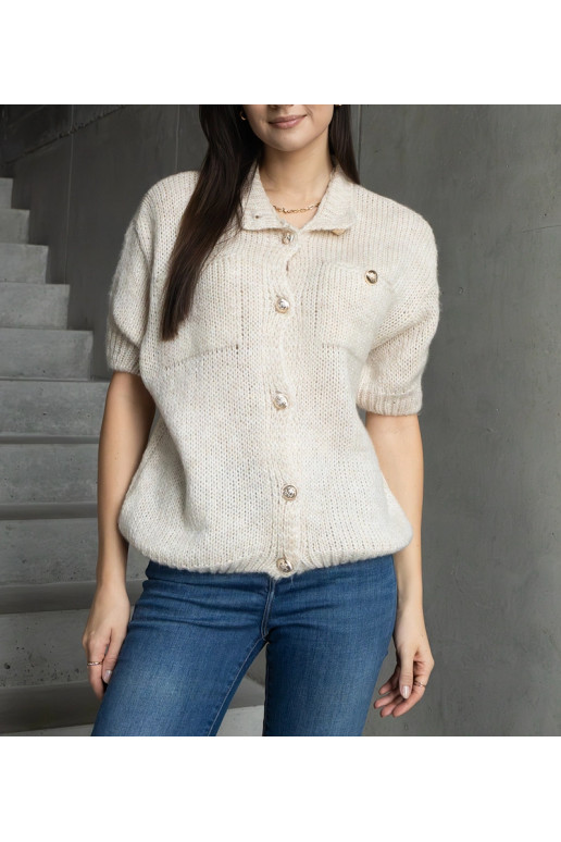 Smėlio spalvos moteriškas megztinis... Smėlio spalvos moteriškas megztinis...