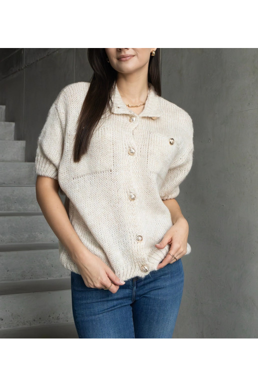 Smėlio spalvos moteriškas megztinis... Smėlio spalvos moteriškas megztinis...