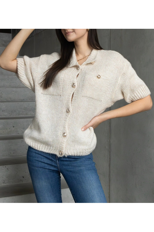 Smėlio spalvos moteriškas megztinis... Smėlio spalvos moteriškas megztinis...