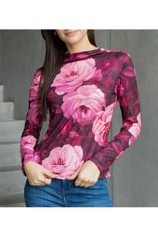 Rožinė palaidinė dekoruota Amaya raštu Rožinė palaidinė dekoruota Amaya raštu