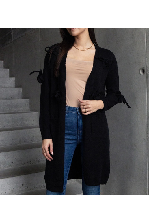 Ilgas juodas megztinis Lira Ilgas juodas megztinis Lira